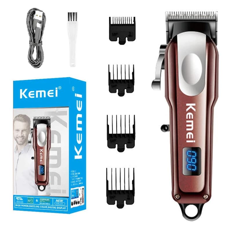 Kemei Adjustable powerful haircut small Rechargeable haircut for men Professional electric haircut tool for beard