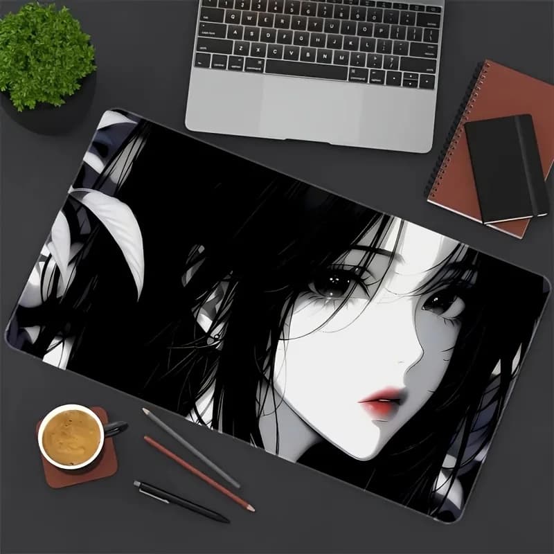 Tappetino per Mouse da Gaming XXL Grande, Superficie in Tessuto, Base Antiscivolo in Gomma, Mousepad per PC, Laptop, Tastiera, Setup da Scrivania