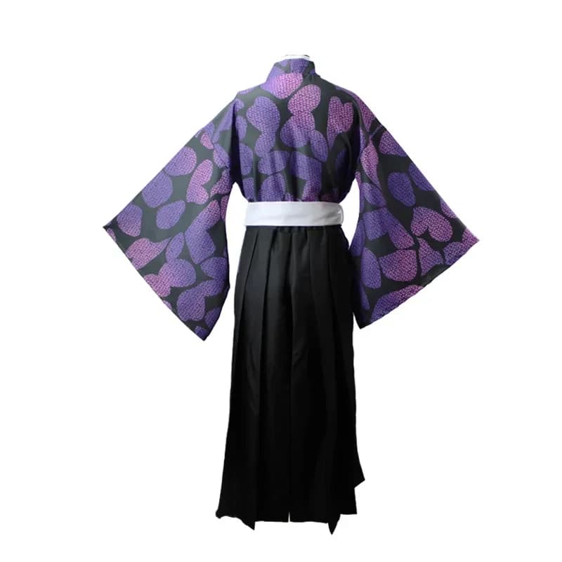 w;3'c\6,b' Anime Costume Purple Haori Kimono Halloween Carnival Cosplay Kokushibo Clothes7;m/8\f;