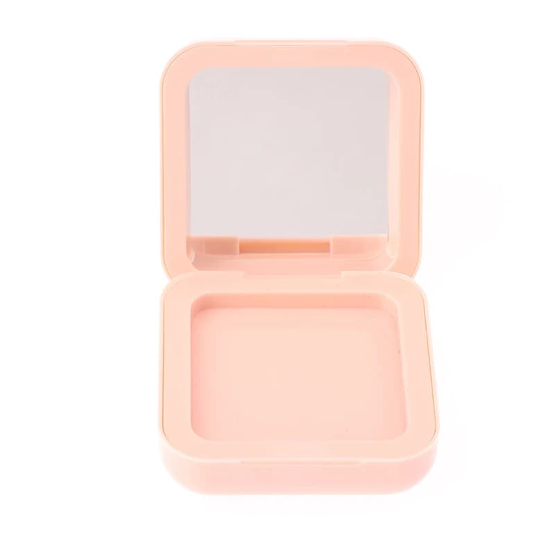 Palette Vuota Magnetica per Ombretti Fai-da-te, Vassoio Cosmetico per Ombretti, Scatola Quadrata per Fard, Strumenti di Bellezza con Specchio