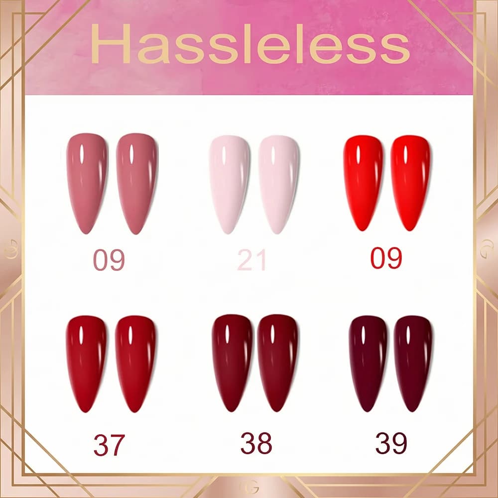 Smalto Gel per Unghie Hassleless 15ml, Colori Alla Moda, Smalto Gel Fai-da-Te, Gellack Removibile