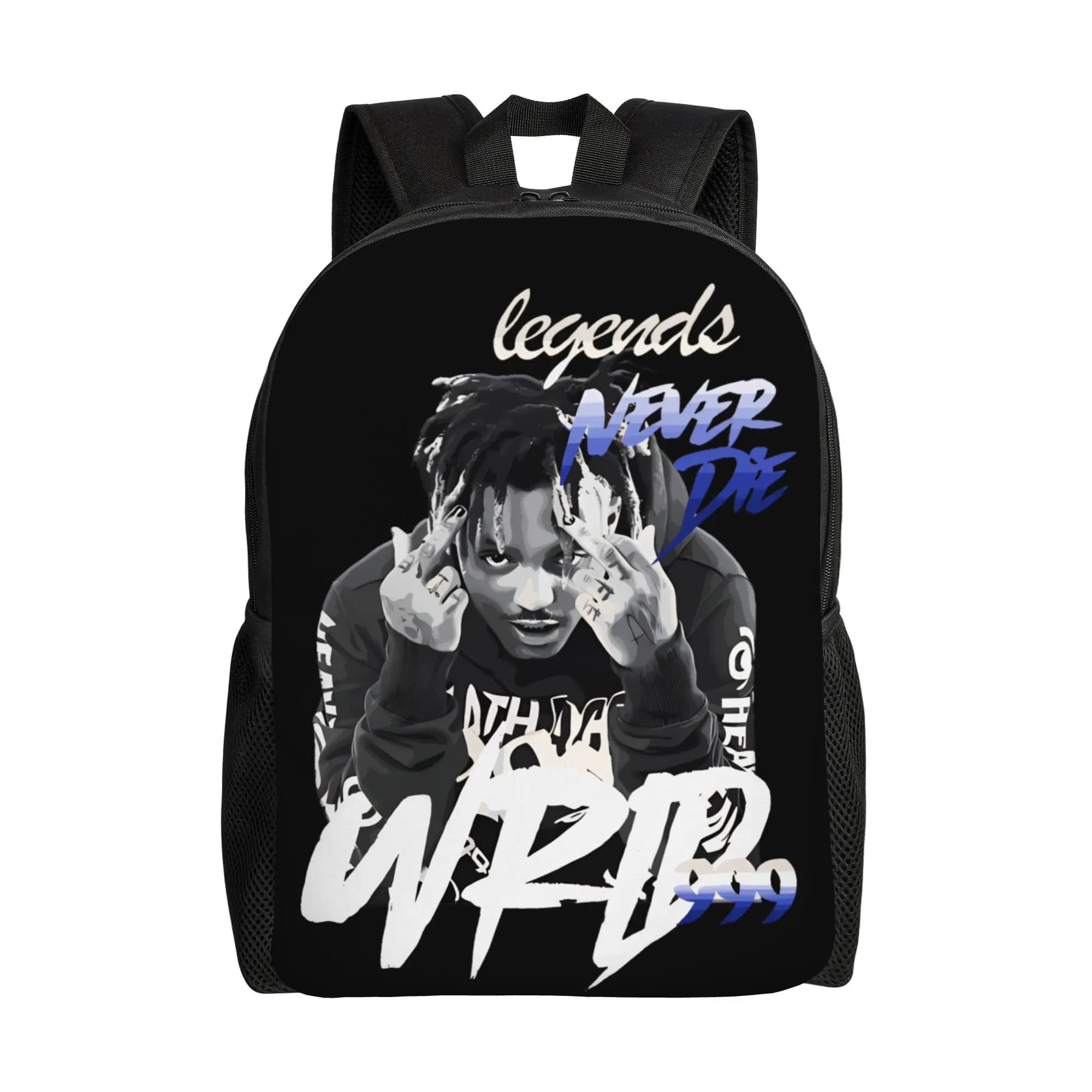 Zaino alla moda Juice WRLD Rap, regalo per la scuola, escursioni, viaggi, borsa a tracolla da giorno per uomo e donna, per il college