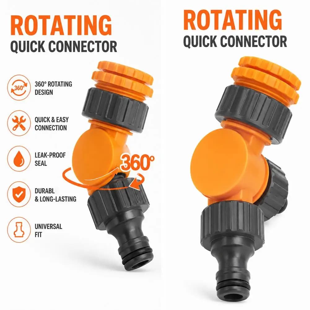 1/2Pcs garden hose connector faucet adapter 1/2 inch hose, kitchen faucet adapter quick connect for watering and irrigation