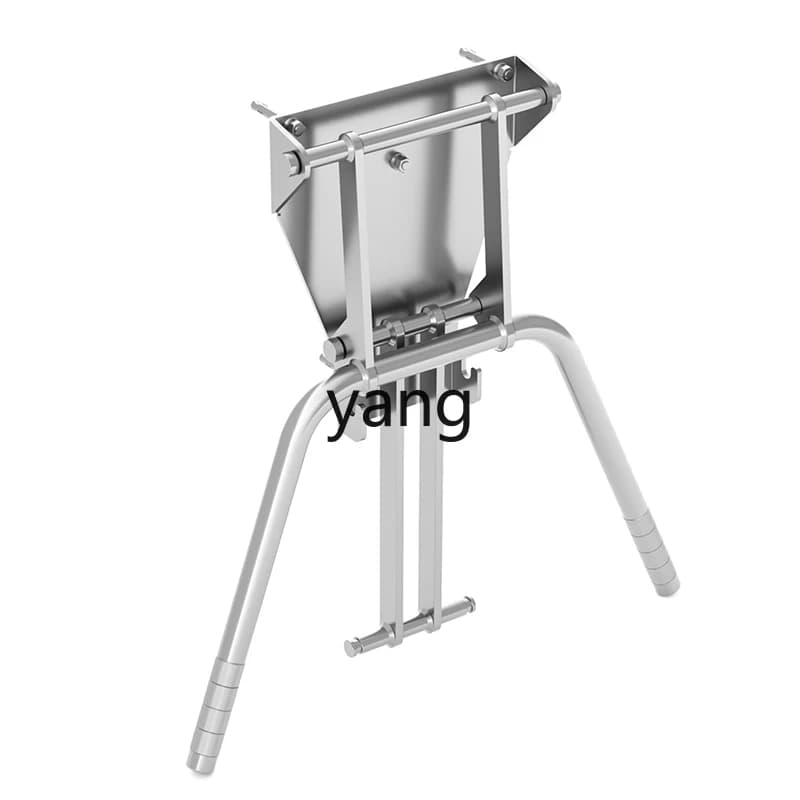 Foldable pull-up stretcher with wall hanging parallel bar with horizontal stainless steel bar LH