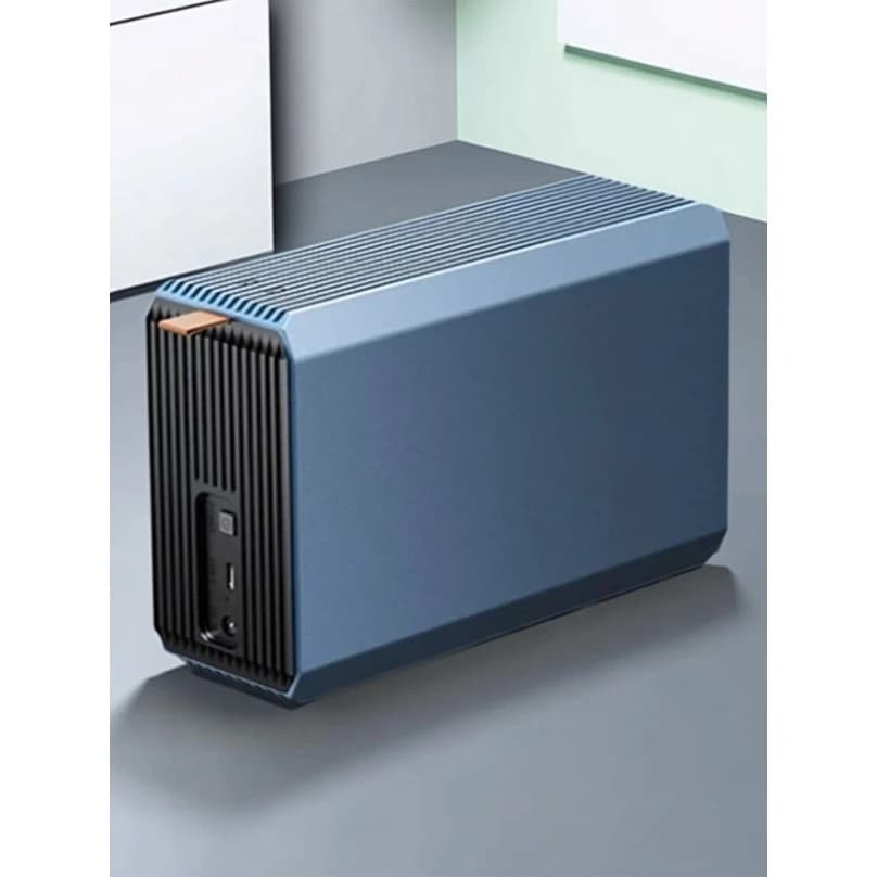 SATA Dual‑Bay Hard Drive Enclosure USB3.0 RAID Array Cabinet External Storage Box for PC HDD SSD
