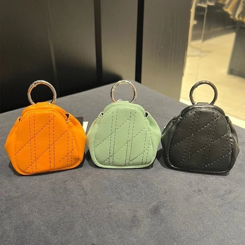 Borsa Porta Palline da Golf 2026, Custodia in Pelle Trapuntata con Clip, Borsa Portatile per Palline da Golf