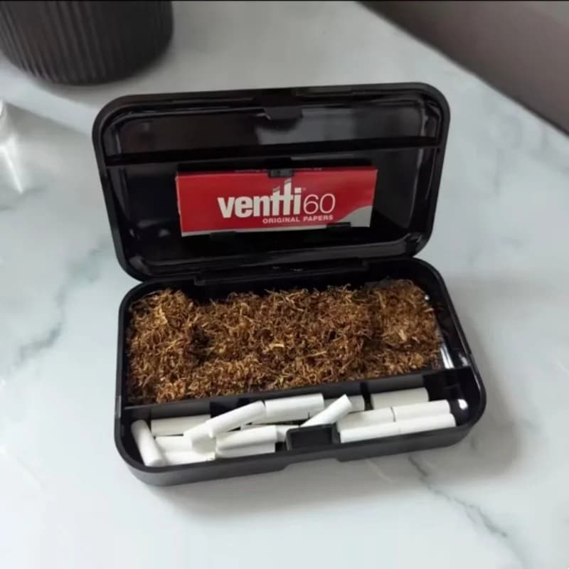EVIL Portable Smoking Pipe Cigarette Case 110*75mm Large Plastic Humidifying Cigar Dry Herb Tobacco Box Smoking Accessories