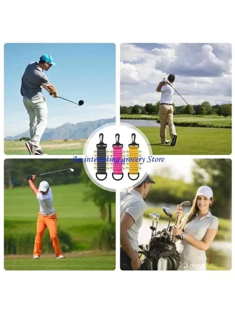 652D Porta magliette da golf con clip per cintura per accessorio da golf a guanto da golf