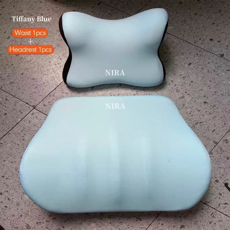 Poggiatesta in memory foam per auto Cuscino lombare Cuscino per schienale Cuscino lombare Cuscino per il collo comfort per auto Accessori generali per auto