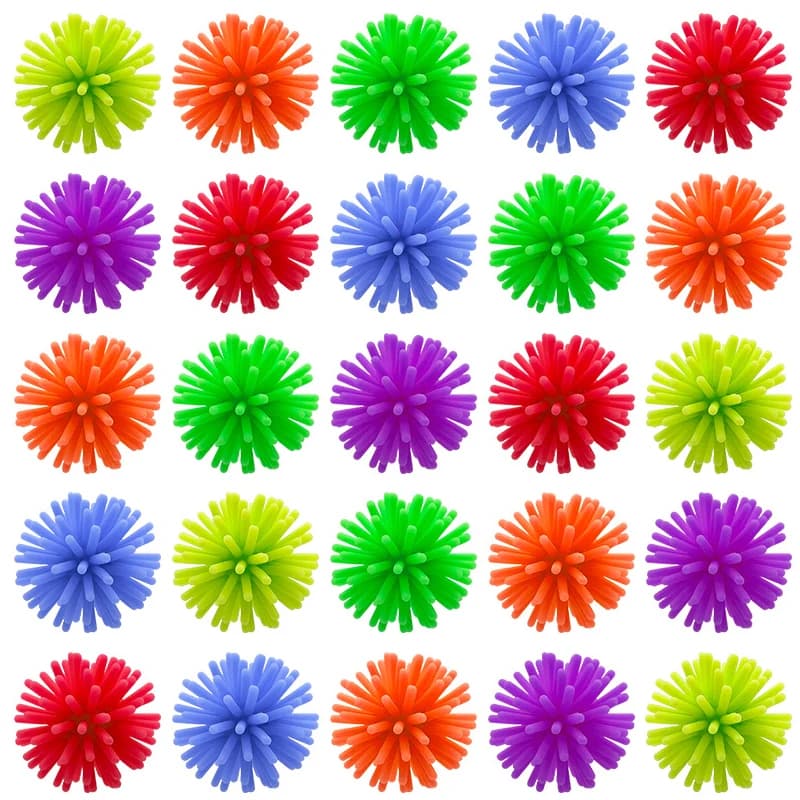 Palline appuntite morbide multicolori giocattoli Fidget per ADHD e rilassamento dell'ansia bambini bambini premi di carnevale bomboniere regali