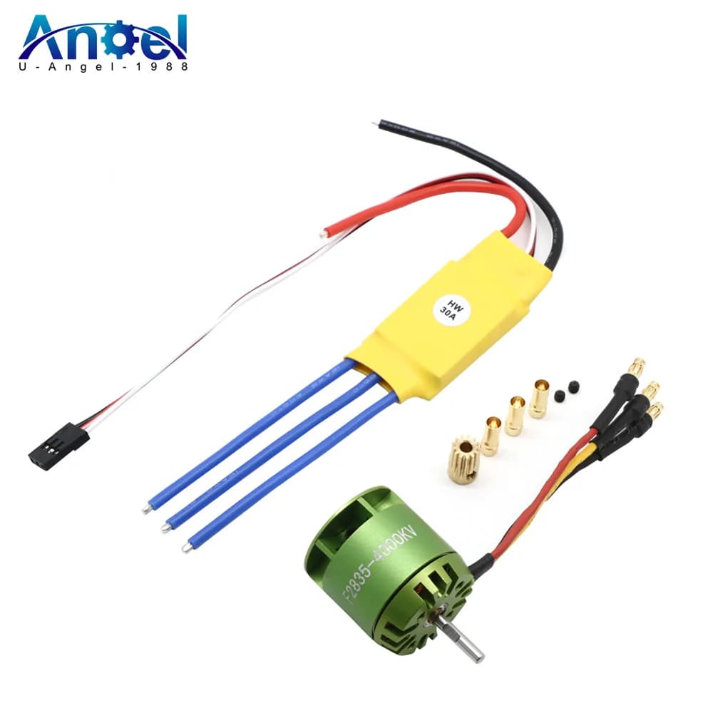Motore brushless RC 4000KV per tutti gli ALIGN TREX T-rex 450 con XXD 30A ESC per accessori per elicotteri Rc
