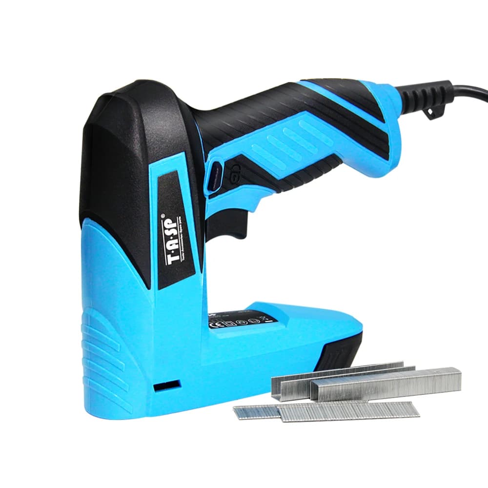 Pistola Sparachiodi Elettrica 2 in 1 da 230V per Costruzioni, Chiodatrice per Fai-da-te, Ristrutturazioni e Tappezzeria - Utensile Elettrico