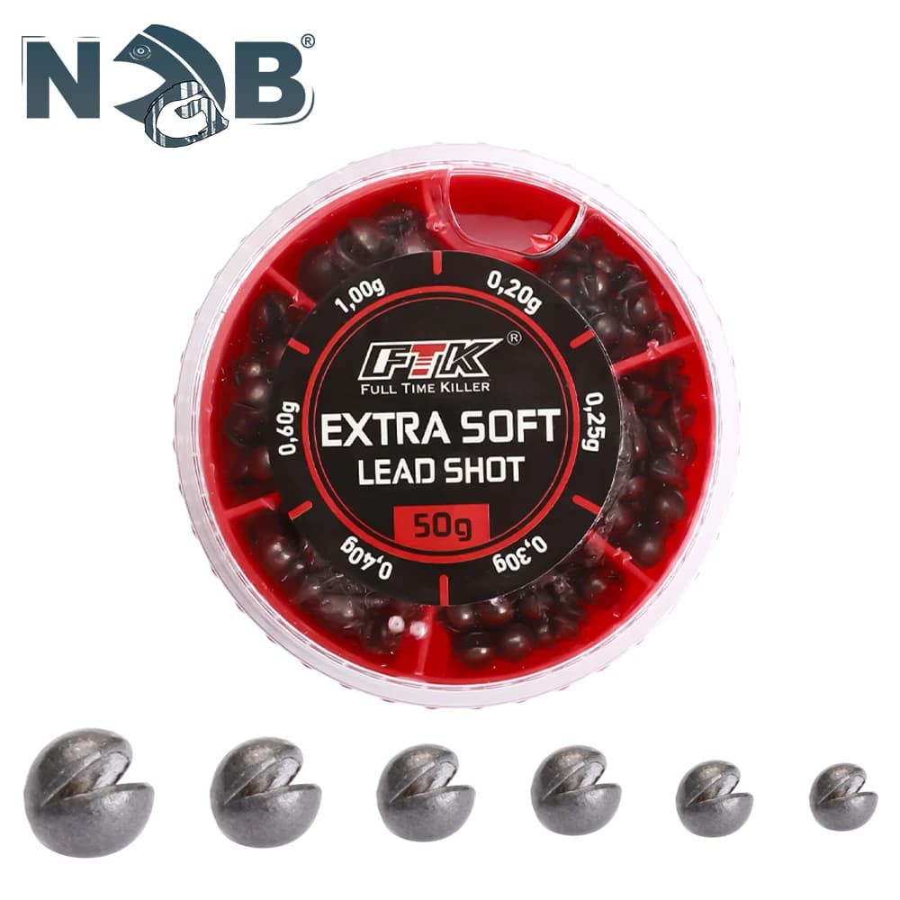 NGB 143PCS 0.2g-1g Micro Split Shot Lead Zavorra Combo Removable Fishing Fly Fishing Ice Lead Peas Fishing Equipment