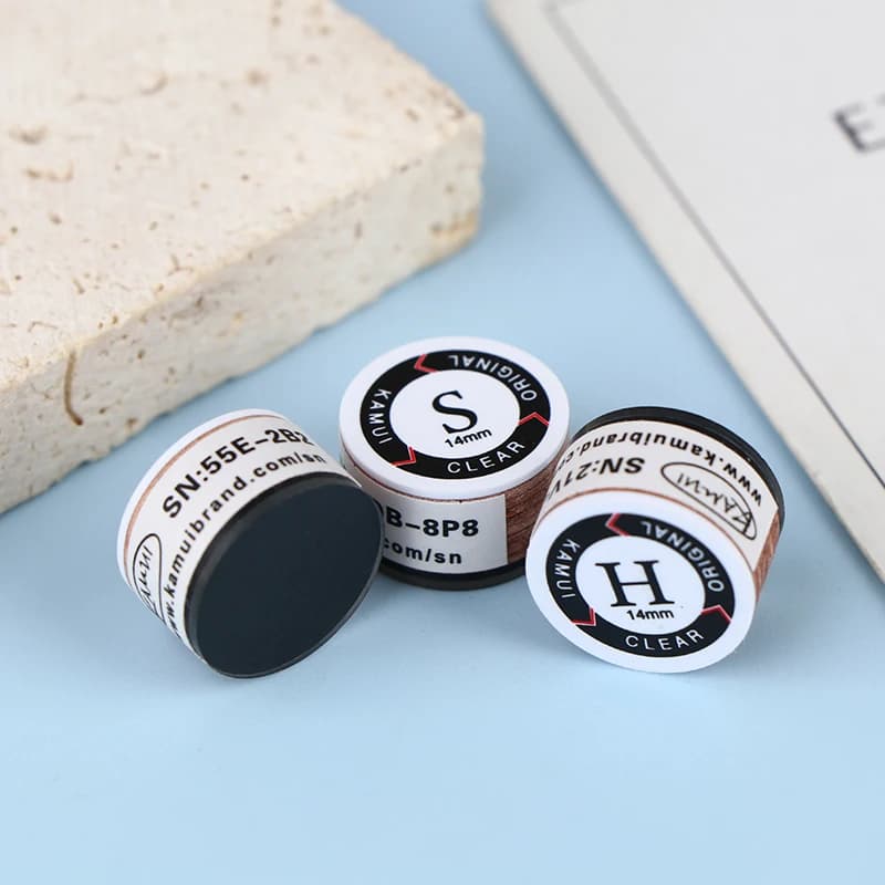 Nuova Punta per Stecca da Biliardo 14mm SS/S/M/H, Punta per Stecca da Snooker, Accessori per Biliardo