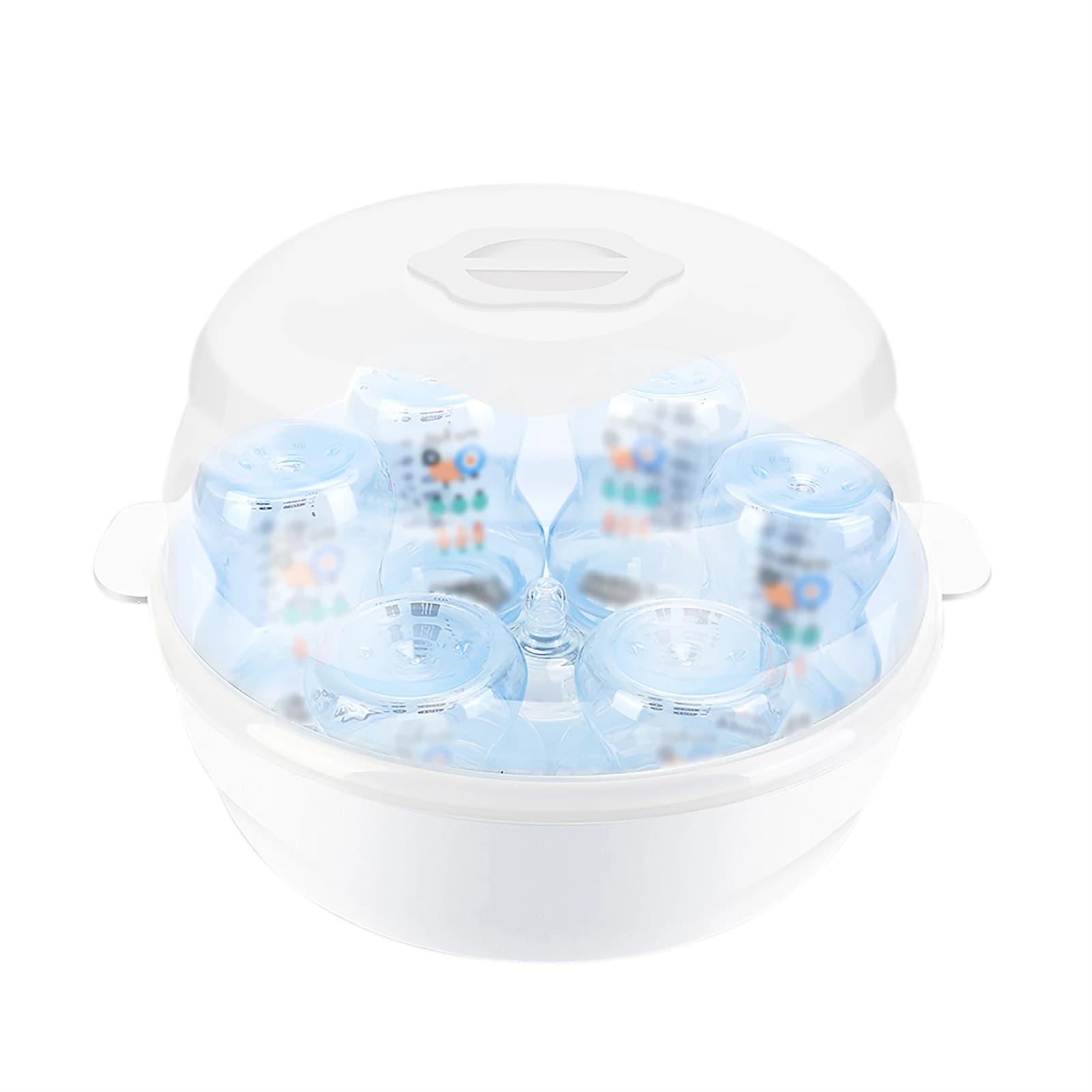 Steam sterilizer suitable for 6 bottles for bottles Ciucci Cups Disinfecting in 2-6 minutes