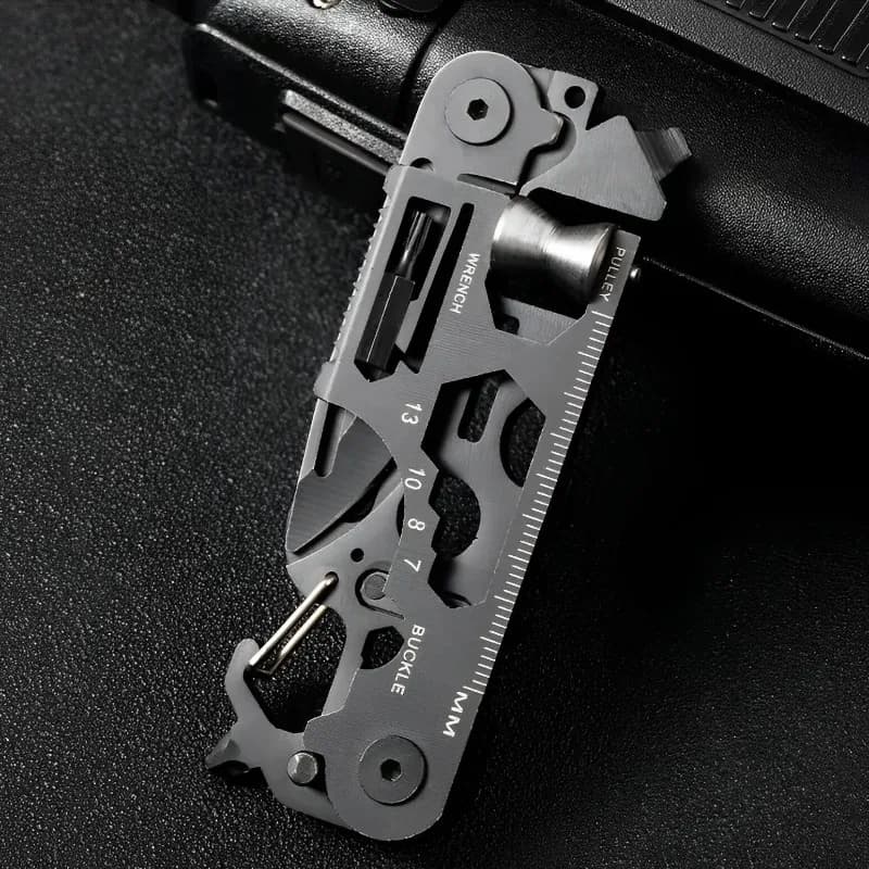 Multifunctional EDC Tool Card Folding Scissor Knife Outdoor Camping Gear