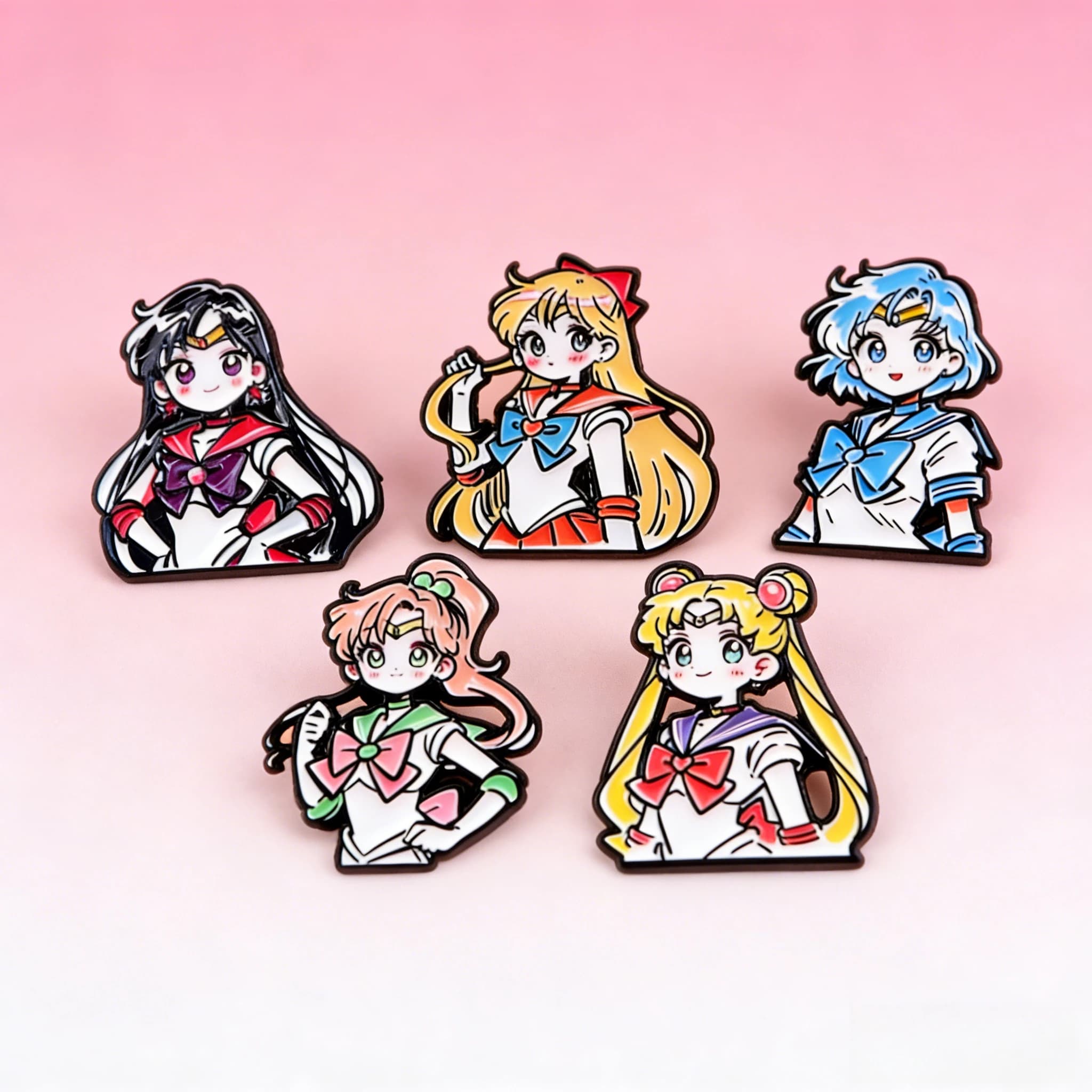 Spille in metallo smaltato a tema cartoni animati e anime per donna, distintivi alla moda, gioielli, accessori per abbigliamento e zaini, regalo per ragazze