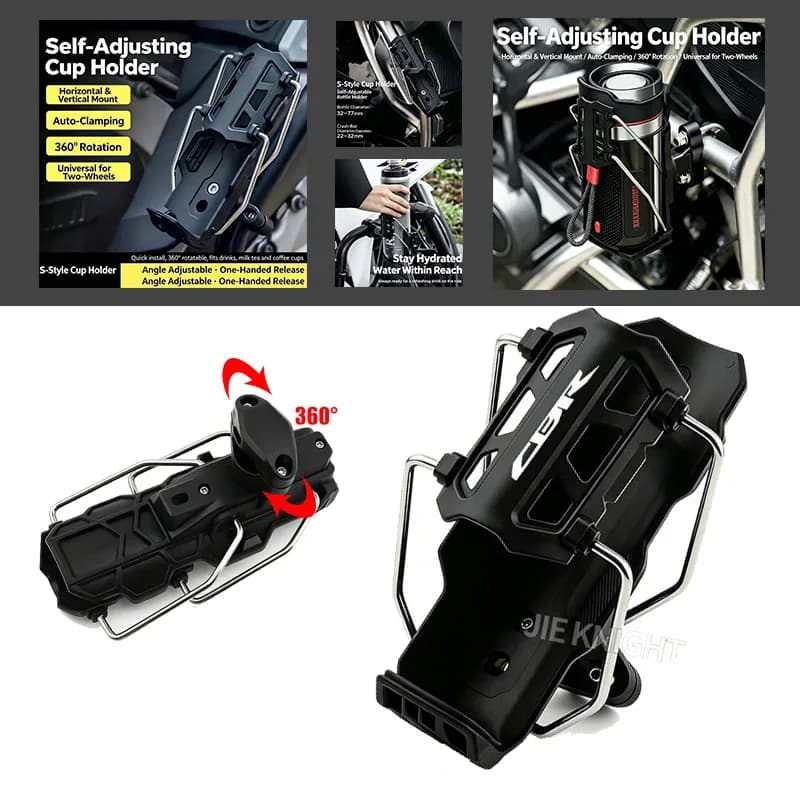 FOR HONDA CBR600 F2 F3 F4I CBR 929RR 125 125R 300 400RR 1100XX Motorcycle Foldable Water Holder Bottle Bracket Drink Cup Holder