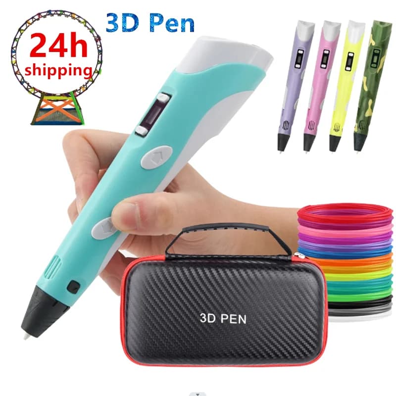 3D Print Pen 2023 New 3D Pen With Filament PLA For Kids Creative Pens DIY for Kids Birthday Gift for Kids Christmas
