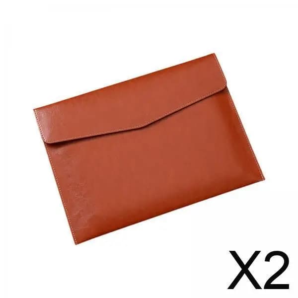Organizzatore di Documenti Espandibile A4 in Pelle PU Impermeabile con Portapenne, Custodia Portatile per Documenti Casa e Ufficio