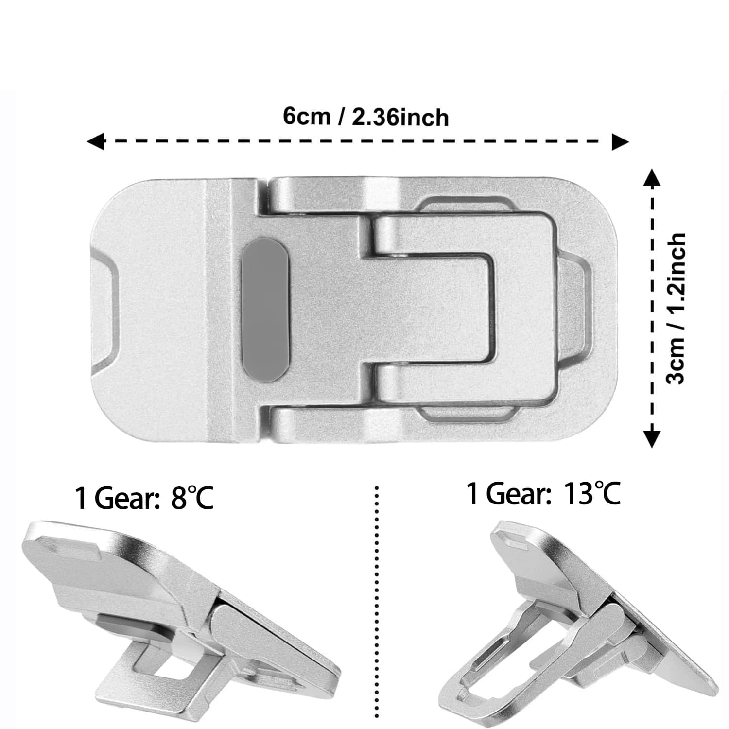 2‑Pcs Mini Foldable Laptop Stand for Desk, Portable Sleek Notebook Computer Holder,Ergonomic Elevated Desktop Support for Laptop