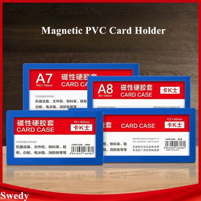 30 Pieces 120x45mm Magnetic Shelf Label Paper Data Card Holders Small Table Product Name Price Label Sign Holder Tags