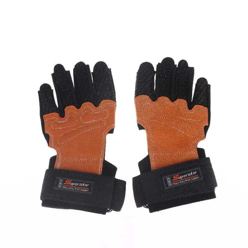 Nuovi Guanti Unisex per Sollevamento Pesi e Allenamento - Guanti Sportivi Mezze Dita con Supporto per il Polso e Design Antiscivolo