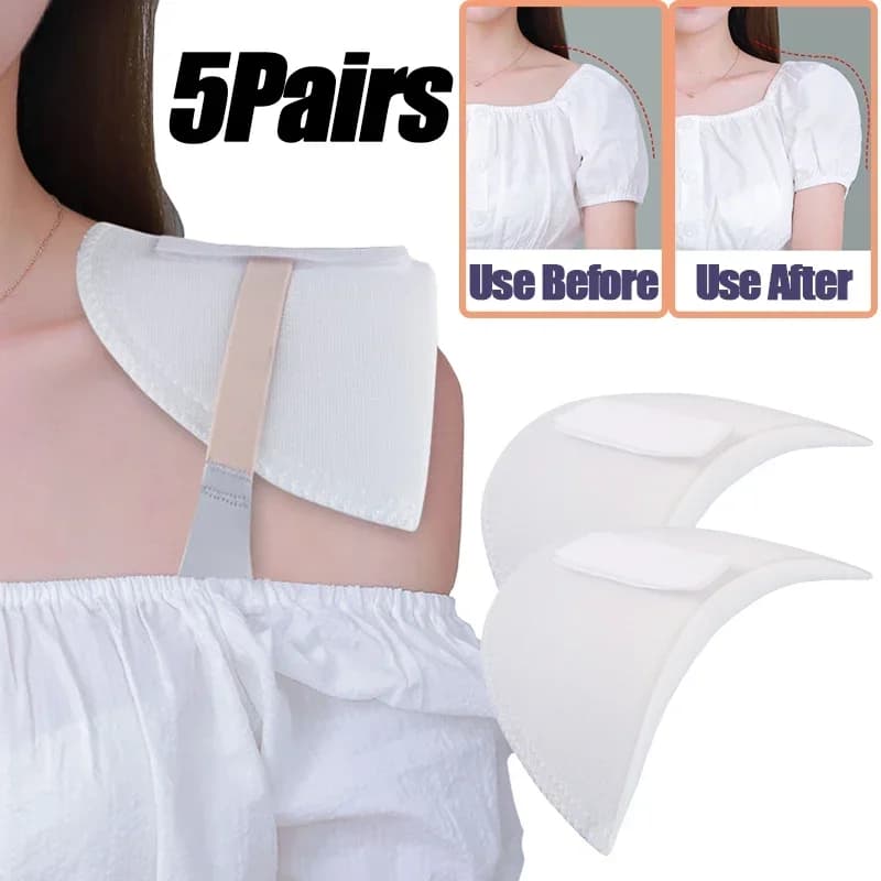 Spalline in spugna di schiuma Set da cucito spalline per donna uomo t-shirt abbigliamento accessori per indumenti riutilizzabili autoadesivi