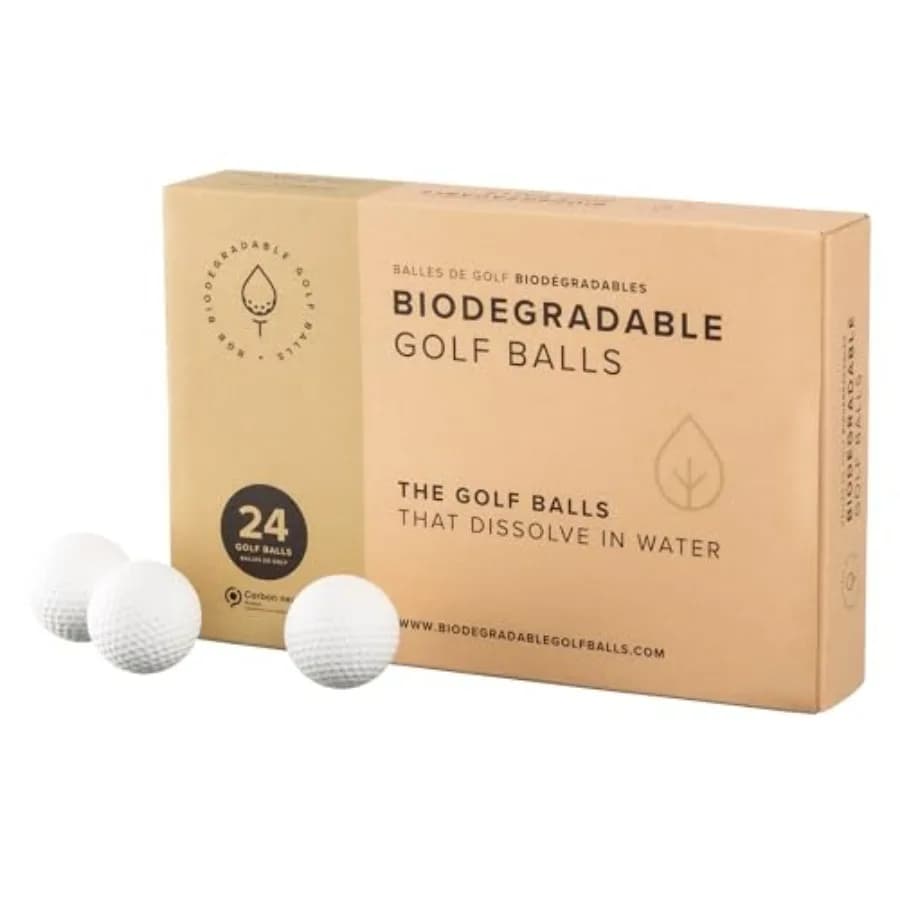 Palline da Golf Biodegradabili BGB, Solubili in Acqua, Ecologiche, Regalo Perfetto per il Golf, Ideali per la Pratica all'Aperto, Si Dissolvono in 2 Ore