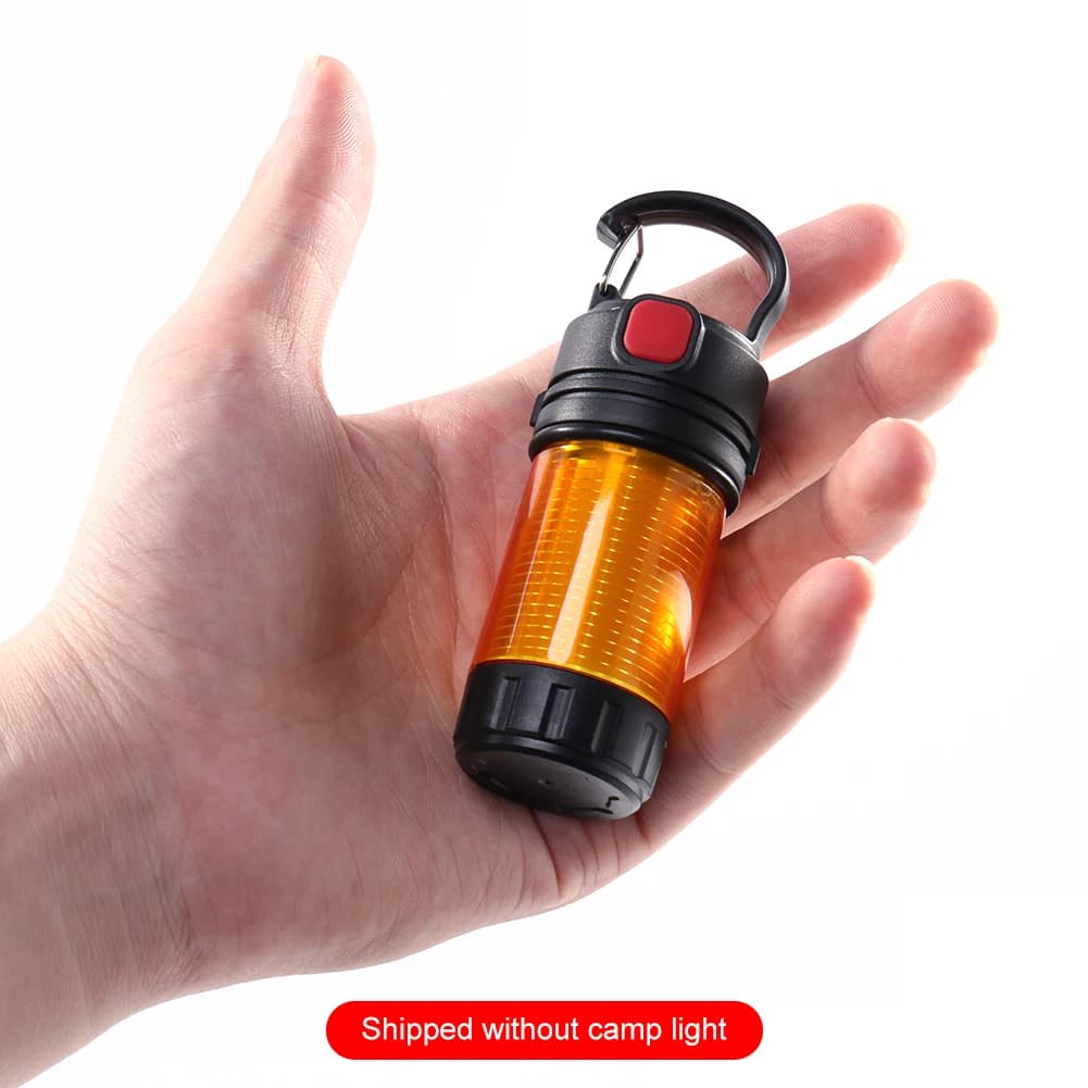 Set of 2 Camping Lantern Lights, Curtain Door Accessories, Mosquito Repellent, Orange, Compatible with ML4 Lights