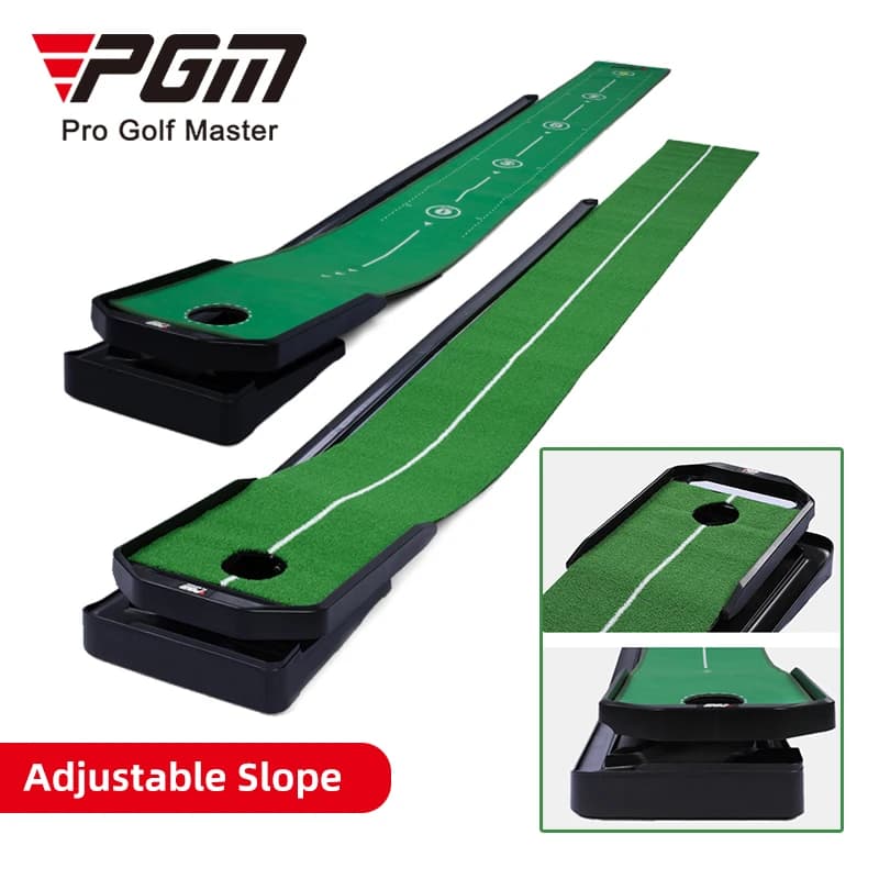 PGM TL004 Ritorno automatico della palla Golf Putting Mat Garden Mini Golf Swing Course Trainer Allenamento migliorato per aiuti all'allenamento del golf