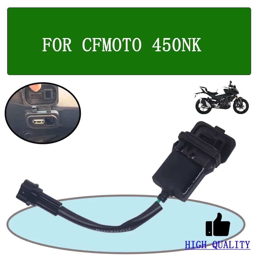 Caricatore USB per Moto con Porta Type-C, Interfaccia di Ricarica Rapida per CFMOTO 450NK NK450 NK 450 NK