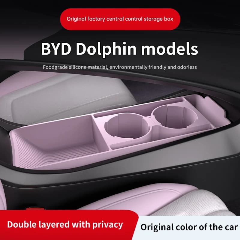 Organizer per Occhiali Ecologico per Console Centrale Inferiore BYD Dolphin 2025, Accessori per Modifica Interni Auto