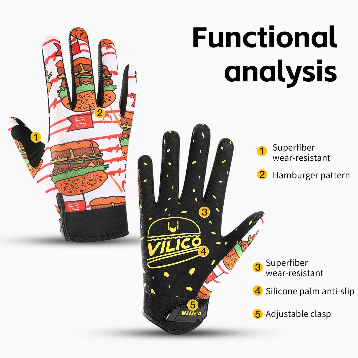 Off Road Motorcycle Touch Screen Full Finger Spring Summer Autumn Mountain Bike Downhill Outdoor Sports Gloves