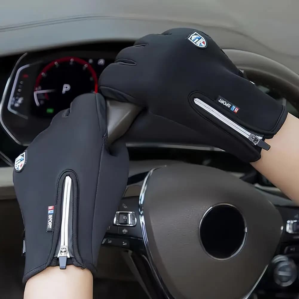 Guanti touchscreen Guanti impermeabili per uomo Donna Scaldamani elettrici ricaricabili Guanti da ciclismo termici da sci touch screen