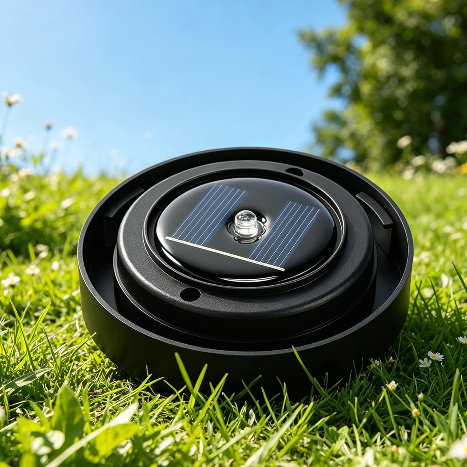 LED Solar Lantern Light Lids Fit Size 8cm/3.15in Replacement Solar Panels Waterproof for Outdoor Pathway Yard Decor
