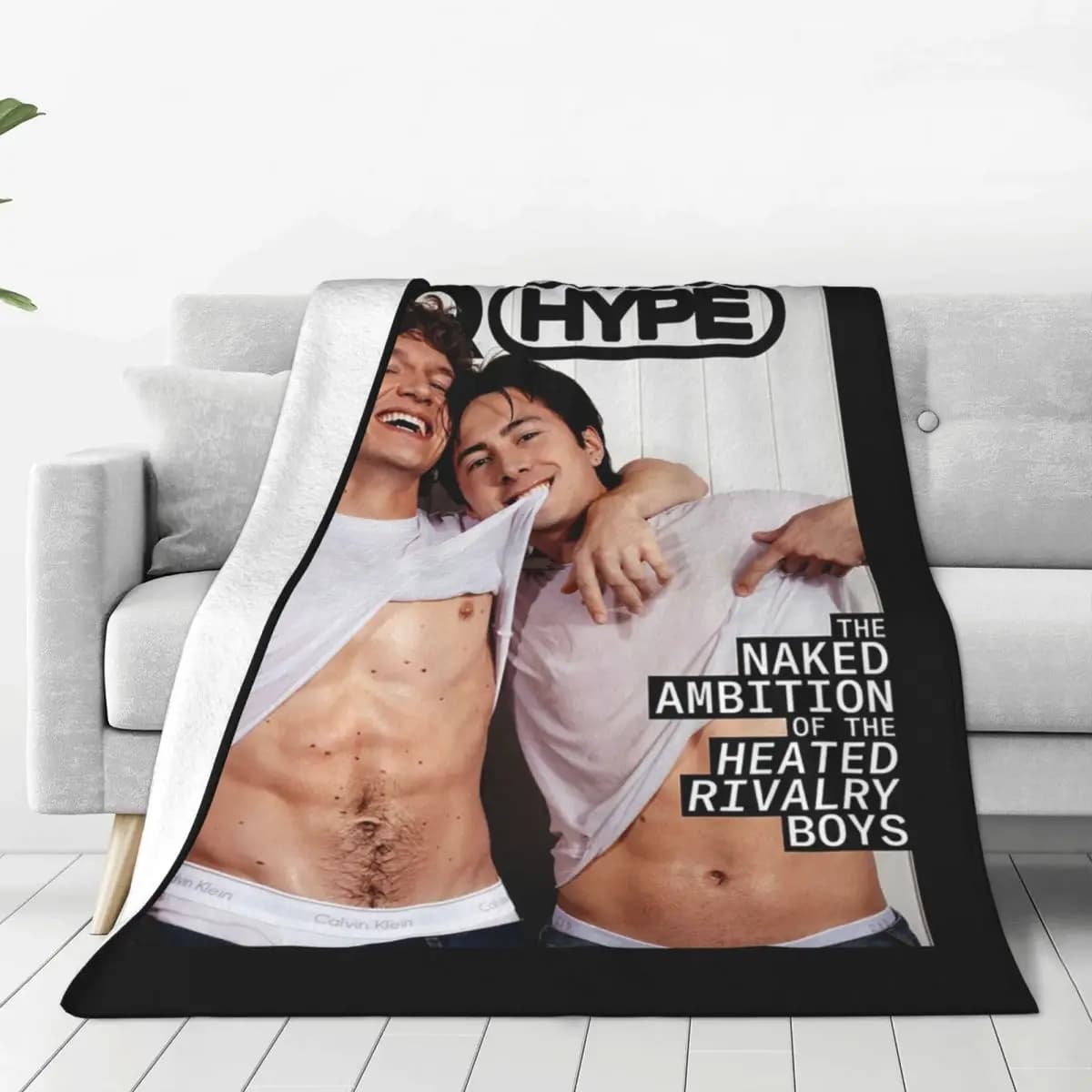 Heated Rivalry Shane Hollander And Ilya Rozanov Blankets Soft Warm Flannel Throw Bedspread for Bed Picnic Travel Home Couch