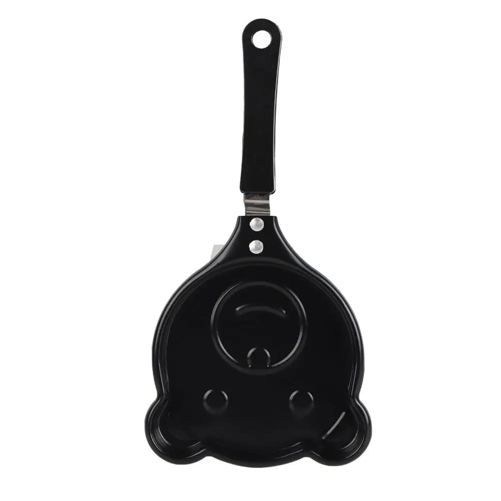 Cast Iron Mini Egg Frying Pan Different Shape Black Frying Pan Multi-Purpose Easy Clean Surface Omelette Pan Camping Cooking