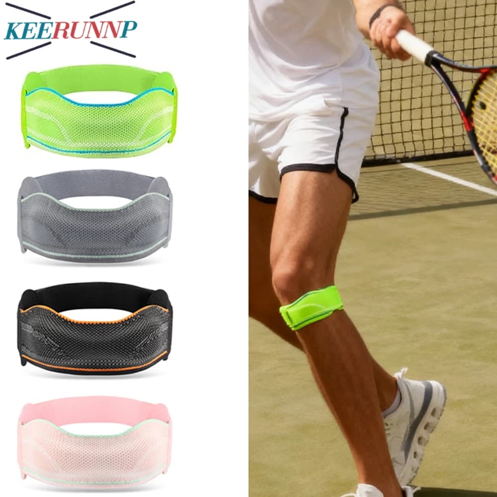 Supporto per Ginocchio con Cuscinetto in Gel - Stabilizzatore della Rotula per Sollievo dal Dolore, Corsa, Tennis, Calcio, Protezione e Recupero da Infortuni Sportivi