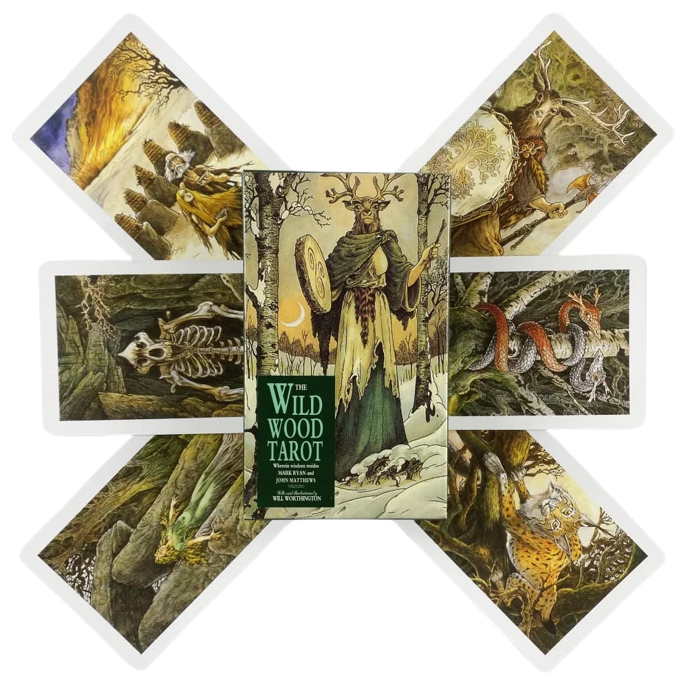 The Wild Wood Tarot Cards A 78 Oracle English Visions Divination Edition Deck Board Playing Game Cards