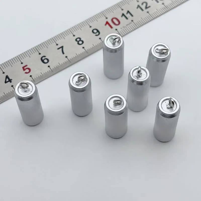 10pcs European Drinking Bottle Charms for Jewelry Making Findings Resin Beverage Charm Pendants Diy Earrings Keychain
