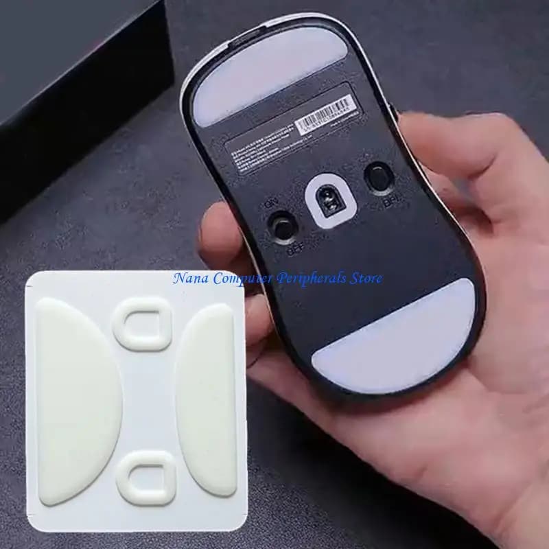 F68C Adesivo per piedini per mouse Tappetino per pattini per mouse Scivola Bordi curvi per ATK Duckbill