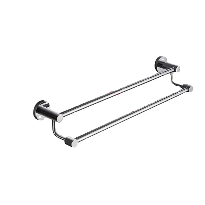 Porta asciugamani WC 304 bagno Porta asciugamani perforato a doppia asta in acciaio inossidabile italiano senza WC