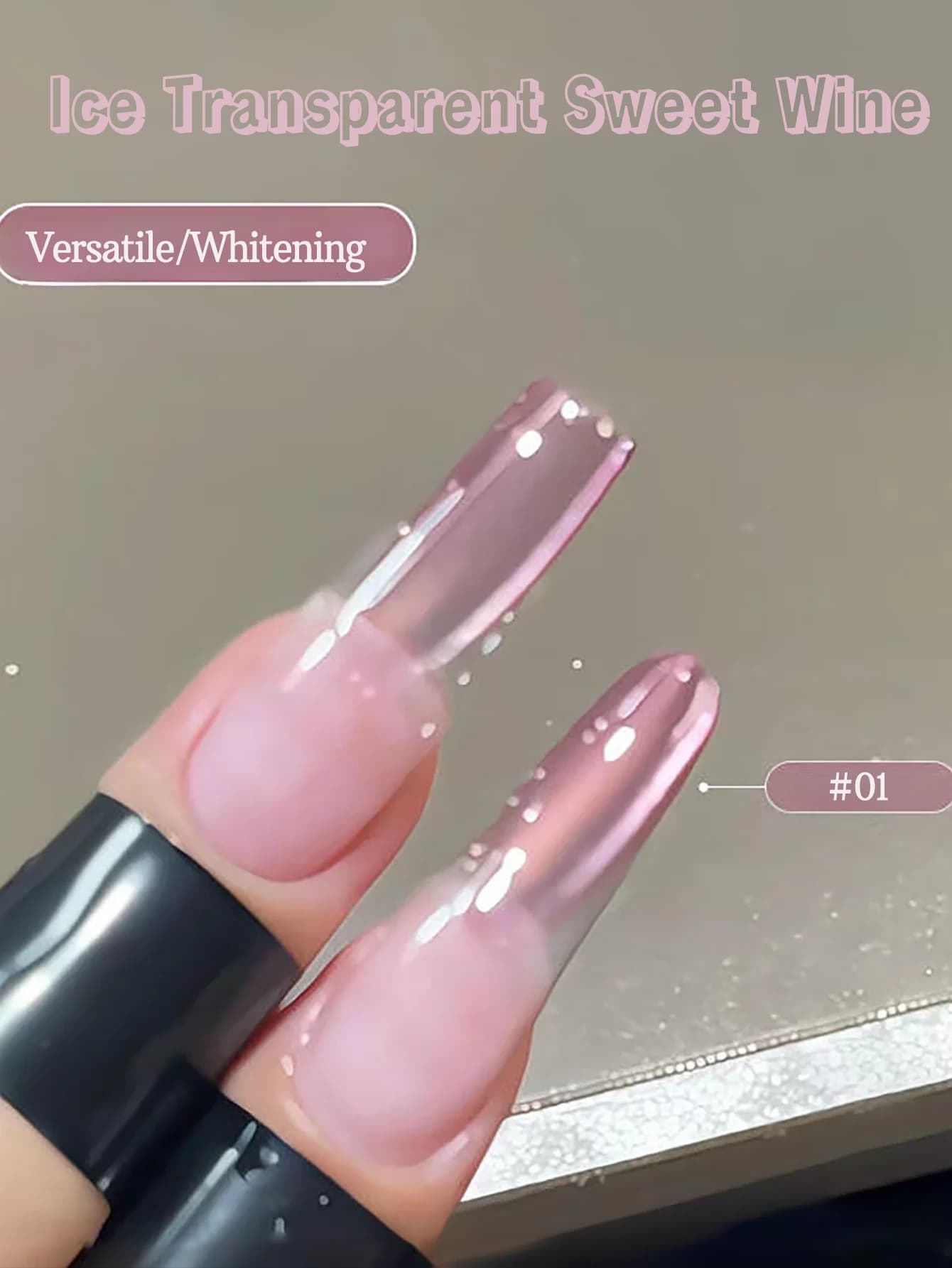 1-12 pz. ZH Gel per unghie effetto occhio di gatto, trasparente, color vino dolce, primavera/estate, nuovo, brillante, popolare, rosa, forniture per unghie