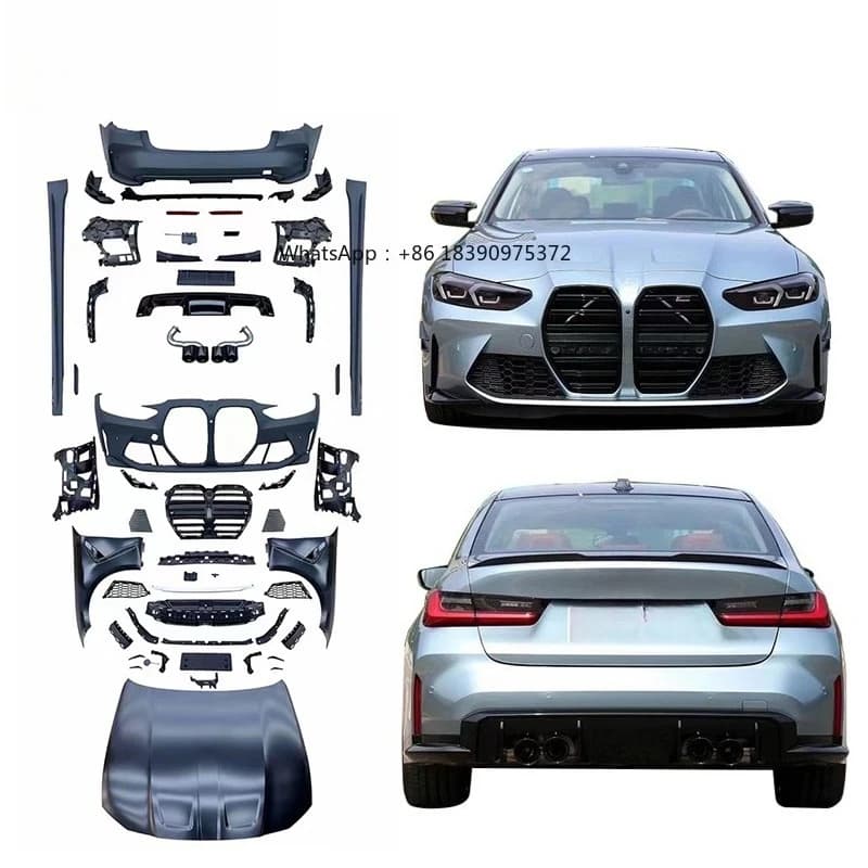 G20 M3 Body Kits for 3 Series G20 LCI Upgrade M3 Body Kits Front Bumper Hood Fender Rear Bumper Diffuser 2023 2024