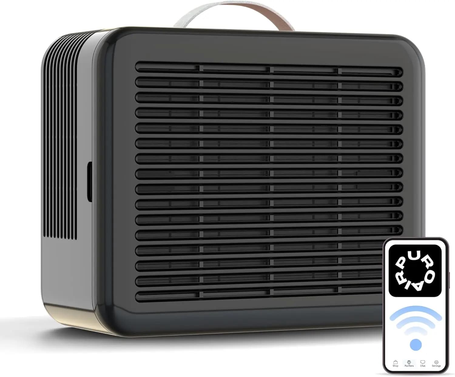 Purificatore d'aria HEPA intelligente per casa, animali domestici, camera da letto e ufficio - Filtra inquinanti, fumo e polline fino a 550 piedi quadrati