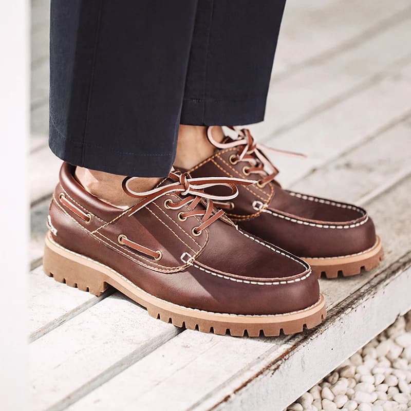 Scarpe da Barca Vintage in Pelle Spaccata da Uomo Maden, Scarpe Derby con Lacci e Punta Tonda, Stivali Bassi Stile Britannico, Scarpe Classiche da Lavoro e Cerimonia