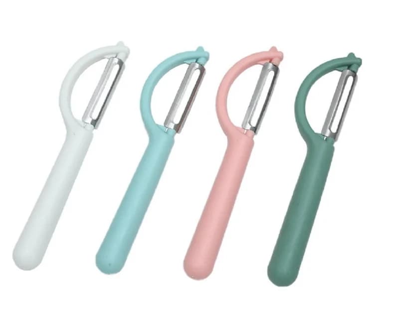 4-Pack Stainless Steel P-Type Peeler Set – Fruit & Vegetable Kitchen Tool Set