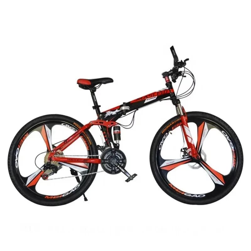 Vendita calda in fabbrica Bicicleta a 21 velocità Bicicletta pieghevole da 26 pollici Mountain Bike Bici per adulti con bicicletta a doppio disco standard con una ruota