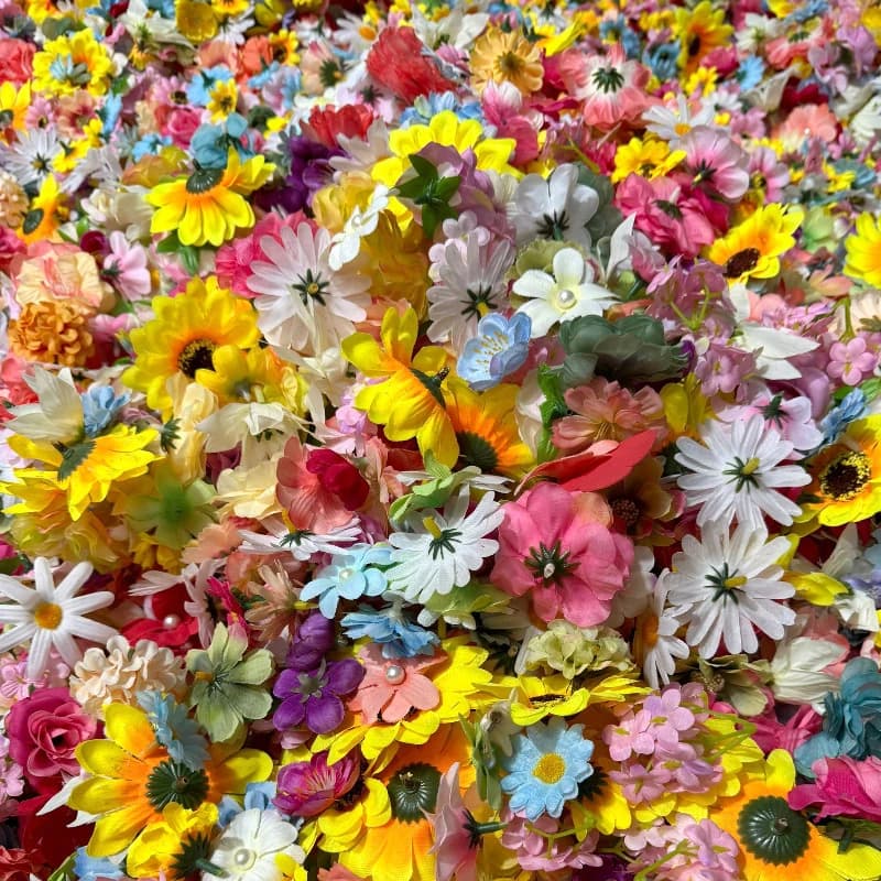 20 pezzi di fiori galleggianti artificiali tenda mantovana matrimonio fiore fai da te nappa linea porta tenda decorazioni per feste a casa artigianato